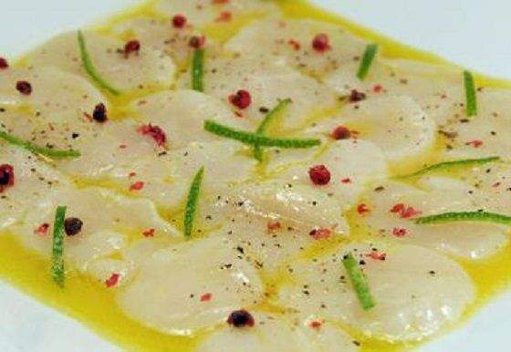 Carpaccio de Coquilles Saint-Jacques